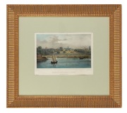 LOUIS AUGUSTE DE SAINSON (1800 -1887), Maison Du Gouverneur A Sydney (Nopuvelle Galles du Sud), hand-coloured lithograph, 24 x 33cm, 58 x 65cm overall. - 2