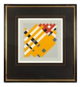 ANDREW CHRISTOFIDES (1946 - ), Geometric Variation II, screenprint, 5/33, signed and titled in the lower margin, ​​​​​​​38 x 38cm, 68 x 68cm overall. - 2