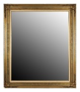 A reproduction gilt framed mirror, late 20th century, ​​​​​​​111 x 95cm overall.
