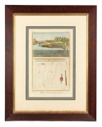 PECHE DE MER group of four antique French hand-coloured engravings of fishing scenes and techniques, 18th/19th century, 61 x 48cm each overall. - 5