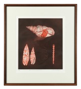 PAMELA GRIFFITH (1943 - ), I.) Hermit crab & spiral forms, (14/30), II.) The Miraculous Thatcher Shell, (4/30), III.) Scorpion Shell Of The Pacific, (23/30), signed and titled in the lower margin, 39 x 34cm each, 56 x 50cm each overall. - 4