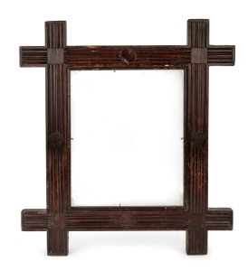 An antique Australian cedar and pine picture frame, 19th century, 51 x 46cm.