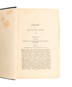 Arthur S. THOMSON, "The Story of New Zealand : Past And Present - Savage And Civilized", [London : John Murray, first edition, 1859], two volumes; octavo, original blind stamped green cloth, (2). - 3