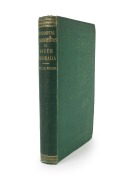 Julian Edmund WOODS, "Geological Observations in South Australia", [London : Longman, Green, Longman, Roberts & Green, 1862], 404pp incl. index, 38 line drawings; original embossed green cloth boards.