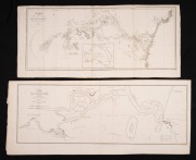 JOHN OXLEY (1784-1828) "A Chart of Part of the Interior of New South Wales...1817", [first edition], together with "A Plan of Port Macquarie...", both engraved maps removed from Oxley's "Journals of Two Expeditions into the Interior of New South Wales, un
