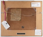 OSWALD WALTER BRIERLY (1817-1894), (maritime scene), watercolour, signed lower left "O. W. Brierly, R.W.S.", bearing hand-written note verso, 12 x 20cm, 38 x 45cm overall. - 3