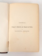 Rev. W. SCORESBY, "JOURNAL OF A VOYAGE TO AUSTRALIA and Round the World for Magnetical Research, edited by Archibald Smith.", [London : Longman, Green, Longman, & Roberts; 1859 first edition.]; octavo, frontispiece, folding engraved map, xlviii. 315pp, ad - 3