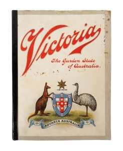 420 · "VICTORIA - The Garden State of Australia : A Handbook for Rural Home Seekers Issued by Authority of the Government of Victoria", [Melbourne : 1909]; 296pp, pictorial covers, two large folding maps.