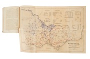"VICTORIA - The Garden State of Australia : A Handbook for Rural Home Seekers Issued by Authority of the Government of Victoria", [Melbourne : 1909]; 296pp, pictorial covers, two large folding maps. - 4