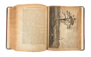 David COLLINS (1756-1810), "An Account of the English Colony in New South Wales...." [LONDON : T. Cadell Jun. and W. Davies, 1798, first edition]; xxxviii, 617pp, lacks the folding map of Botany Bay and the chart of New Zealand, but includes all engraved - 3