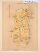 A collection of nineteen hand-coloured lithographic maps taken from William Henry Wells' "A Geographical Dictionary; or Gazeteer of the Australian Colonies" [1848]; including Camden, Bourke & Grant, Hunter, Normanby, Murray and Macquarie. All individually - 8