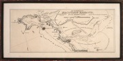 TASMANIAN MAPS & CHARTS: "Croquis de la BAIE DES MOULES..." (Dentrecasteaux, 1807; hand coloured); "A New Map of VAN DIEMEN'S LAND" (Souter, 1825); "The Entrance to MACQUARIE HARBOUR, in VAN DIEMEN'S LAND" (Norie, 1828); "Van Diemens Land" (Kelly, 1841); - 5