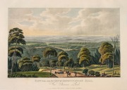 JOSEPH LYCETT (1774 -1828), "View From Near The Top of Constitution Hill, Van Diemen's Land", hand-coloured aquatint from &ldquo;Views of Australia....&rdquo;, published in London by J. Souter, 1825, 23 x 32cm, mounted 37.5 x 48.5cm overall.