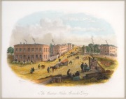 FREDERICK CASEMERO (Charles) TERRY (1825-1869), collection of eight hand-coloured lithographic plates from "Australian Keepsake", published 1855 by Sands & Kenny, 14 x 18cm, mounted 27 x 31cm overall.