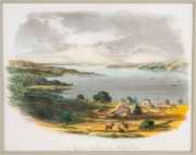 FREDERICK CASEMERO (Charles) TERRY (1825-1869), collection of eight hand-coloured lithographic plates from "Australian Keepsake", published 1855 by Sands & Kenny, 14 x 18cm, mounted 27 x 31cm overall. - 4