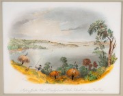 FREDERICK CASEMERO (Charles) TERRY (1825-1869), collection of eight hand-coloured lithographic plates from "Australian Keepsake", published 1855 by Sands & Kenny, 14 x 18cm, mounted 27 x 31cm overall. - 7