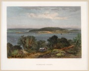 JOHN SKINNER PROUT (1805-1876), group of ten hand-coloured lithographic illustrations from the 1874 publication "Australian Illustrated" by EDWIN CARTON BOOTH, 17 x 22cm, mounted 30.5 x 35.5cm overall. - 4
