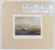 JOHN SKINNER PROUT (1805-1876), group of ten hand-coloured lithographic illustrations from the 1874 publication "Australian Illustrated" by EDWIN CARTON BOOTH, 17 x 22cm, mounted 30.5 x 35.5cm overall. - 6