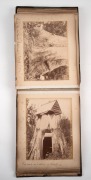 A circa 1880s 23 x 29cm album containing 65+ albumen photographs compiled by Wesleyan church minister Edmund Sorrel Bickford (1843-1904), depicting many scenes from both urban and country Victoria, including indigenous Australians, settlers' huts, agricul - 7