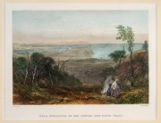 A group of ten antique hand-coloured engravings and lithographs of Australian views, 19th century, including an attractive aquatint of Regent Villa (Penrith, New South Wales), circa 1833 and works by SKINNER PROUT, ARMYTAGE and CARR, each approximately 16