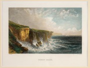 A group of ten antique hand-coloured engravings and lithographs of Australian views, 19th century, including an attractive aquatint of Regent Villa (Penrith, New South Wales), circa 1833 and works by SKINNER PROUT, ARMYTAGE and CARR, each approximately 16 - 2