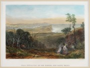 A group of ten antique hand-coloured engravings and lithographs of Australian views, 19th century, including an attractive aquatint of Regent Villa (Penrith, New South Wales), circa 1833 and works by SKINNER PROUT, ARMYTAGE and CARR, each approximately 16 - 3