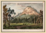 A group of ten antique hand-coloured engravings and lithographs of Australian views, 19th century, including an attractive aquatint of Regent Villa (Penrith, New South Wales), circa 1833 and works by SKINNER PROUT, ARMYTAGE and CARR, each approximately 16 - 5