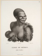 NICHOLAS MARTIN-PETITE (1777-1804), I.) Terre De Diemen, Bara-Ourou, II.) Terre De Diemen, Grou-Agara, III.) Terre De Diemen, Arra-Maida, copper plate engravings from the Baudin-Peron Expedition to Australia "Voyage de D&eacute;couvertes aux Terres Australes", p - 3