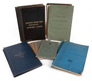 Group of Victorian goldfields mining registrar reports, comprising 31st March 1886 (2) and 30th September 1886, all detailing gold yields, quartz crushing statistics, and mining operations across the colony; together with seventeen other Victorian govern