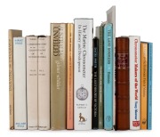 A group of books including hardcovers with dust jackets, mostly Australian history but also maritime; noted 1976 "Marine Chronometer - Its History and Development" by Gould, 1976 "The share of the Dutch Navigators in the Discovery of Australia" by Schilde