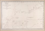 LOUIS FREYCINET (1779-1842) "Carte d&rsquo;une partie de la Terre de Witt (&agrave; la Nouvelle Hollande)", antique copper plate engraved map, circa 1811, showing the northwest coast of Western Australia from Exmouth Gulf including Karratha, Port Hedland, Barrow Islan