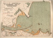 [NEW SOUTH WALES HARBOURS] group of four antique coloured lithograph maps by W. A. GULLICK, Government Printers, Sydney, circa 1900: I.) Batemans Bay, II.) New Entrance To The Macleay River, III.) Camden Haven Entrance, IV.) Tweed River Entrance, the larg - 2