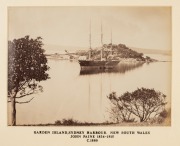 SYDNEY & NEW SOUTH WALES: A nice range of individually mounted albumen paper prints and photographs; circa 1880s-1900s; various sizes. Subjects include Byangum Township, Wooloomooloo Bay, Garden Island, the Road up Burrorang Mountain, etc. Photographers n - 4
