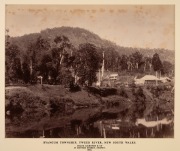SYDNEY & NEW SOUTH WALES: A nice range of individually mounted albumen paper prints and photographs; circa 1880s-1900s; various sizes. Subjects include Byangum Township, Wooloomooloo Bay, Garden Island, the Road up Burrorang Mountain, etc. Photographers n - 5