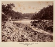 SYDNEY & NEW SOUTH WALES: A nice range of individually mounted albumen paper prints and photographs; circa 1880s-1900s; various sizes. Subjects include Byangum Township, Wooloomooloo Bay, Garden Island, the Road up Burrorang Mountain, etc. Photographers n - 9