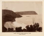 TASMANIA: A nice range of individually mounted albumen paper prints and photographs; circa 1880s-1900s; various sizes. Subjects include Breakwater Emu Bay, Table Cape, Organ Pipe Rocks, The Wharves Hobart Town, Cascade Road, Near Cam River, and Macquarie - 2