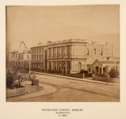TASMANIA: A nice range of individually mounted albumen paper prints and photographs; circa 1880s-1900s; various sizes. Subjects include Breakwater Emu Bay, Table Cape, Organ Pipe Rocks, The Wharves Hobart Town, Cascade Road, Near Cam River, and Macquarie - 6