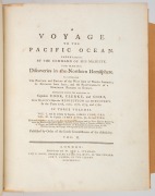 JAMES COOK and JAMES KING, "A Voyage to the Pacific Ocean...for making Discoveries in the Northern Hemisphere. To determine the Position and Extent of the West Side of North America; its Distance from Asia; and the Practicability of a Northern Passage to - 5