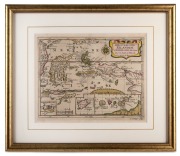NICOLAS SANSON (1600-1667), two antique hand-coloured copper plate engraved maps of the Spice Islands and The Dutch East Indies, titled "LES ISLES, MOLUQUES" and "DEMO LUKKISCHE EILANDEN...", mid 17th century, the larger sight size 21 x 26cm, framed & gla