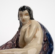 MARGUERITE MAHOOD stunning pottery angel figure, incised "Marguerite Mahood, 1932", ​​​​​​​10cm high. - 6