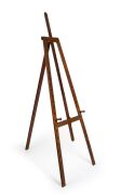An antique Australian cedar picture stand easel, 19th/20th century, ​​​​ 189cm high.