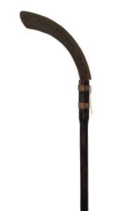 Flensing blade mounted on jarrah shaft, Cheynes Beach whaling station, Western Australian origin, 20th century, ​​​​​​​190cm long overall.