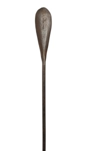 Whale killing lance, 19th century, purchased from a private collection, Merimbula, N.S.W. ​​​​​​​152cm long.
