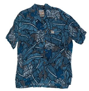 MAMBO LOUD SHIRT "Blue Bananas", sized XL
