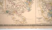 JAMES WYLD (1812-1887) "Map of Australia, compiled from the Nautical Surveys Made by Order of the Admiralty and other Authentic Documents", [London, 1844], engraved map, with inset maps of the world and Van Diemen&rsquo;s Land, hand-coloured; overall 57.5 x 86c - 6