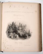 ALLOM & WRIGHT, "China, in a Series of Views, displaying the Scenery, Architecture, and Social Habits, of that Ancient Empire" [London, Fisher Son & Co., mid-10th century], four volumes uniformly bound into two (96/72/68/52pp. plus index); full leather bi - 16