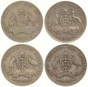 Two Shillings; Pre 1945 x154, range of different dates, majority KGV. Mixed grades.