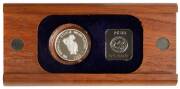 Platinum; 1988 $50 Koala ½oz proof, in wooden case with outer sleeve. No. 05800/12,000. - 2