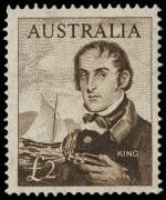 Pre-decimal group described and priced on cards. Incl. 6d &nbsp;claret Kooka*, 3d Kooka s/sheet** and *, 1932 1/- Lyrebird, 1934 Macarthur & 1935 Silver Jubilee sets as imprint pairs* and &pound;2 Navigator**. 14 carded items/sets, mainly fine and fresh. Priced at $ - 2
