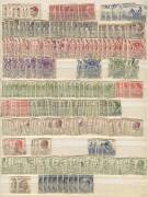 1913-65 used collection in a s/book. Most issues incl. h/value definitives and commemoratives in various quantities upto x130+. Noted Roo's to 2/-, KGV to 1/4 and a commercially used&nbsp;5/- Sydney Habour Bridge.&nbsp;Variety and postmark possibilities. Mixed cond